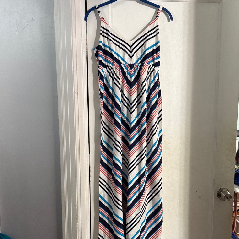 Old Navy Striped Maxi Dress - Black, Blue, Pink